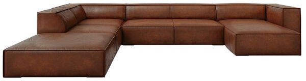 -25 % Dny MOMENTI– Windsor & Co Kožená rohová pohovka Madame 365 cm, levá