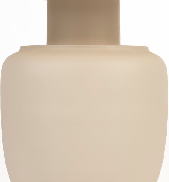 White Label Béžový keramický odkládací stolek WLL KARULA 47 x 60 cm