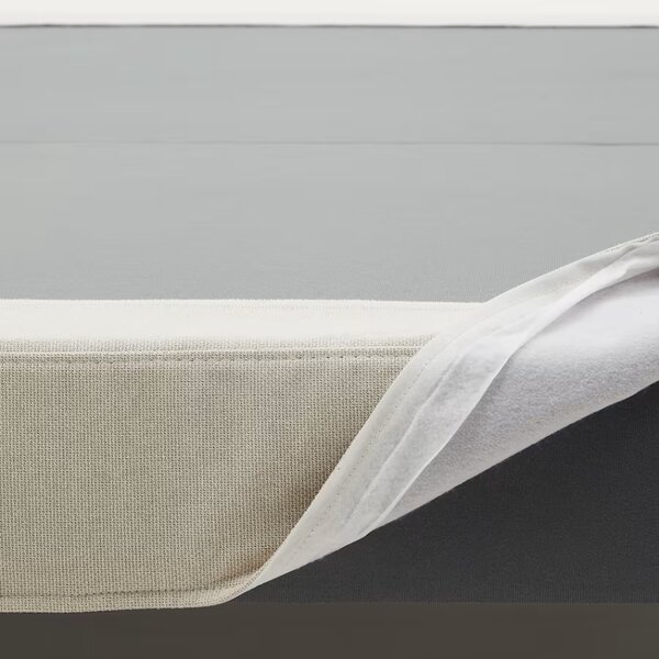 Kave Home Béžová čalouněná dvoulůžková postel Ofelia 150 x 190 cm