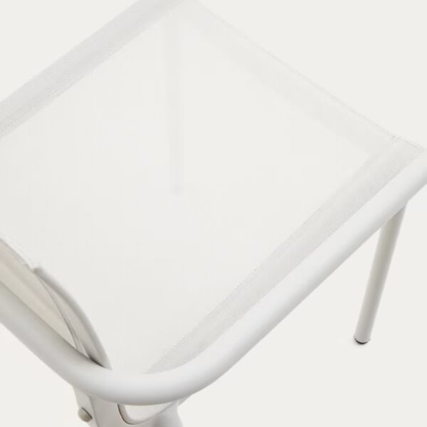 Světle šedá hliníková zahradní židle Kave Home Galdana