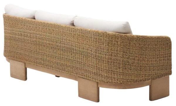 Zahradní pohovka z umělého ratanu Kave Home Xoriguer 222 cm