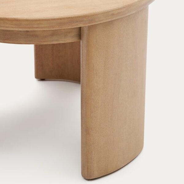 Dřevěný zahradní odkládací stolek Kave Home Xoriguer 60 cm