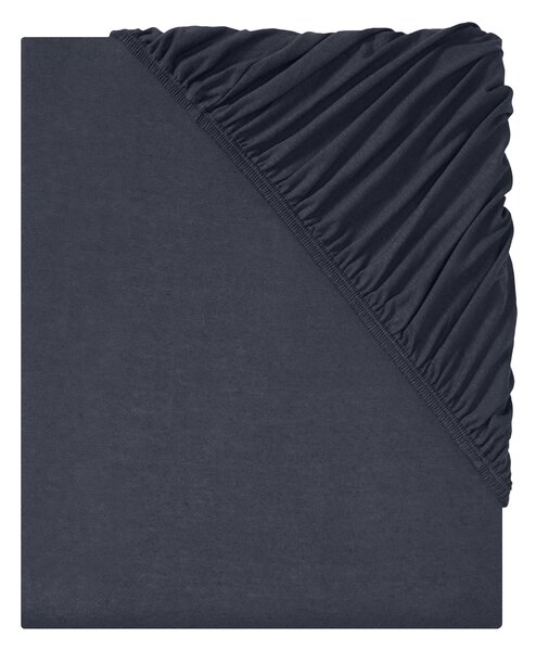 Livarno home Žerzejové napínací prostěradlo, 180-200 x 200 cm (navy modrá) (100389528004)