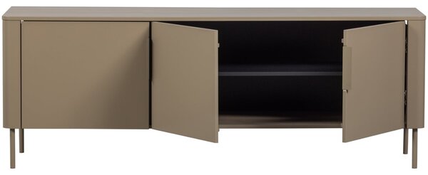 WOOOD Béžovohnědý dřevěný TV stolek Gunnar 154 x 44 cm