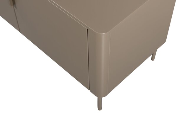 WOOOD Béžovohnědý dřevěný TV stolek Gunnar 154 x 44 cm