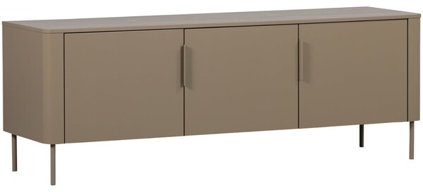 WOOOD Béžovohnědý dřevěný TV stolek Gunnar 154 x 44 cm