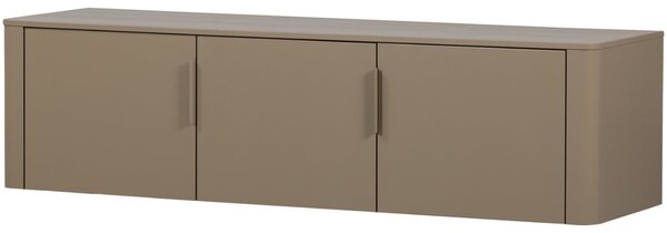 WOOOD Béžovohnědý dřevěný TV stolek Gunnar 154 x 44 cm