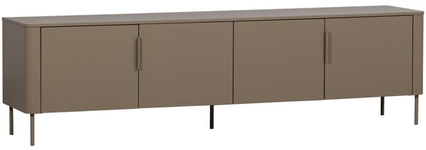 WOOOD Béžovohnědý dřevěný TV stolek Gunnar 200 x 44 cm