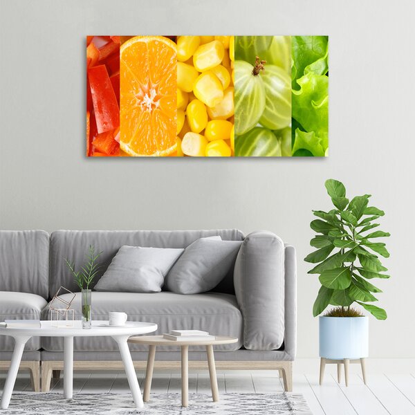 Moderní obraz canvas na rámu Ovoce a zelenina oc-102085174