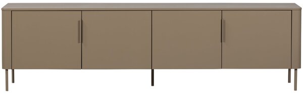 WOOOD Béžovohnědý dřevěný TV stolek Gunnar 200 x 44 cm