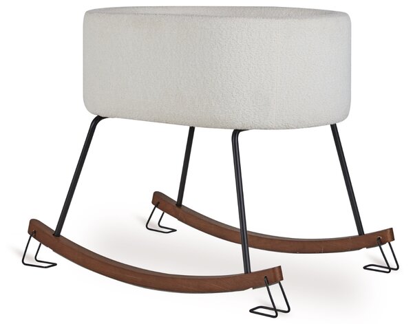 -25 % Dny MOMENTI– Krémově bílá čalouněná dětská kolébka Quax De Luxe 81 x 65 cm