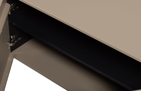 WOOOD Béžovohnědý dřevěný TV stolek Gunnar 200 x 44 cm