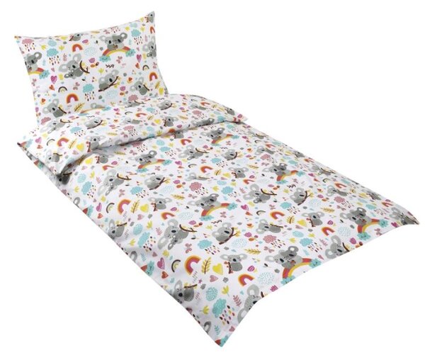 Bellatex Dětské povlečení bavlna Agáta 90x135, 45x60 cm Medvídek koala