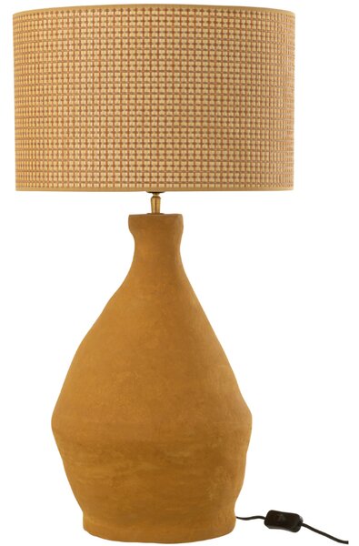 Žlutá stolní lampa J-line Machos