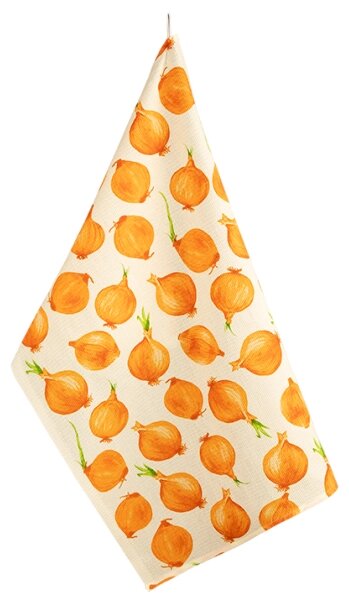 Bellatex Kuchyňská utěrka 1 ks 50x70 cm 1ks Cibule oranžová