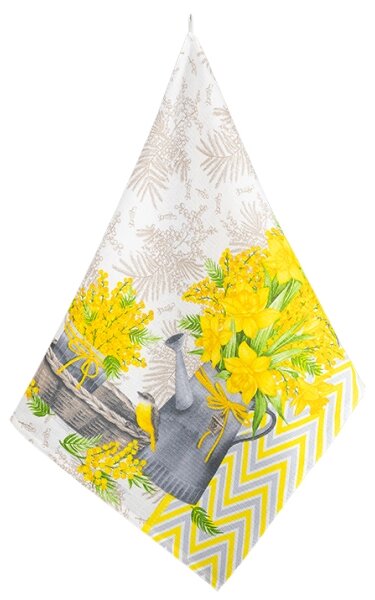 Bellatex Kuchyňská utěrka 1 ks 50x60 cm 1ks Narcis žlutá