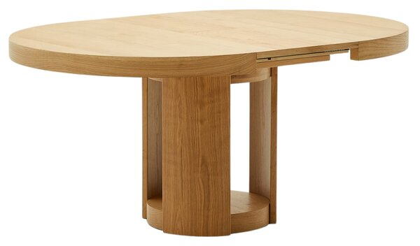 Dubový rozkládací jídelní stůl Kave Home Artis 120/170 x 120 cm
