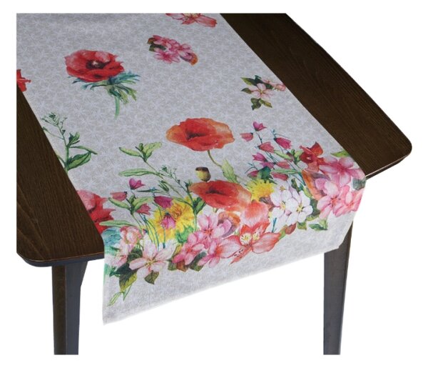 Bellatex Ubrus BĚHOUN 40x135 cm Květina růžová