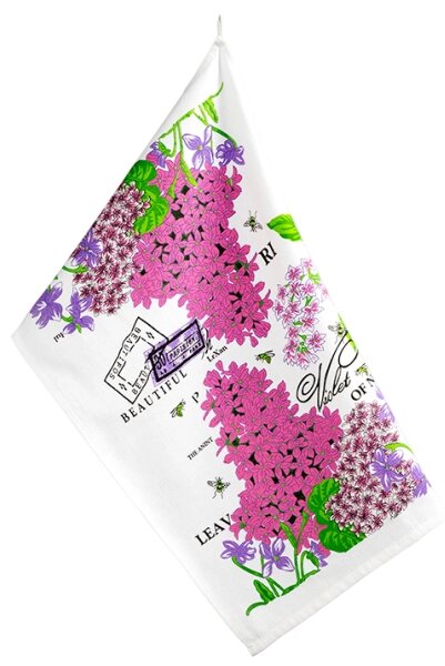 Bellatex Kuchyňská utěrka 1 ks 40x60 cm Fialka růžová, fialová
