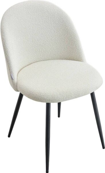 Židle HOMLA FRESCA, barva ecru, 47 × 56 × 78 cm