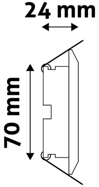 Podhledové bodové svítidlo výklopné bílé matné s úzkým rámečkem, včetně patice GU10