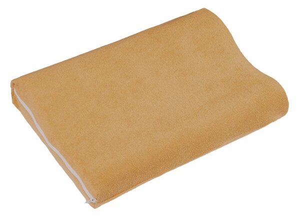 Bellatex POVLAK na anatomický polštář 45x30 cm (povlak na zip) Froté, oříšková