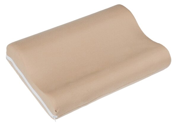 Bellatex POVLAK na anatomický polštář 45x30 cm (povlak na zip) Jersey, kávová
