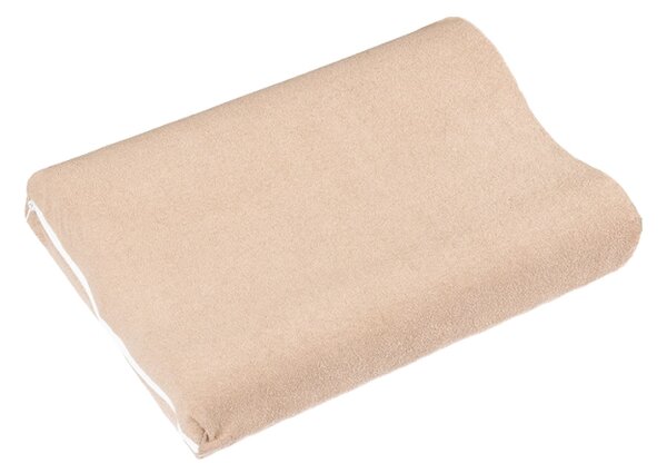 Bellatex POVLAK na anatomický polštář 45x30 cm (povlak na zip) Froté, kávová
