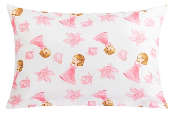 Bellatex Povláček bavlna 40x60cm na zip Princezna růžová
