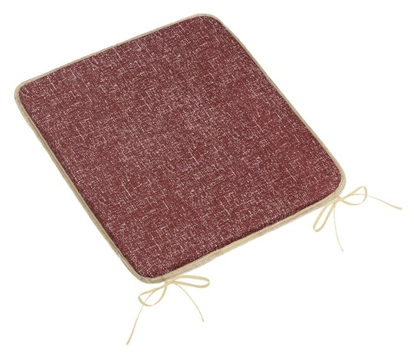Bellatex Sedák LADA hladký 40x40 cm Uni tmavě vínová