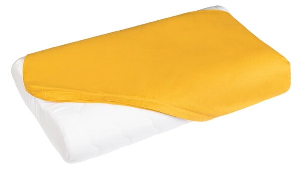Bellatex POVLAK na anatomický polštář 60x33 cm (povlak na zip) jersey hořčicová