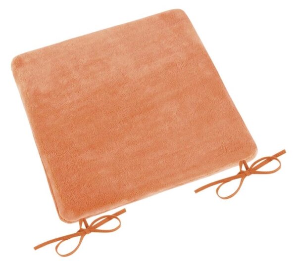 Bellatex Sedák hladký Korall micro 40x40 cm lososová