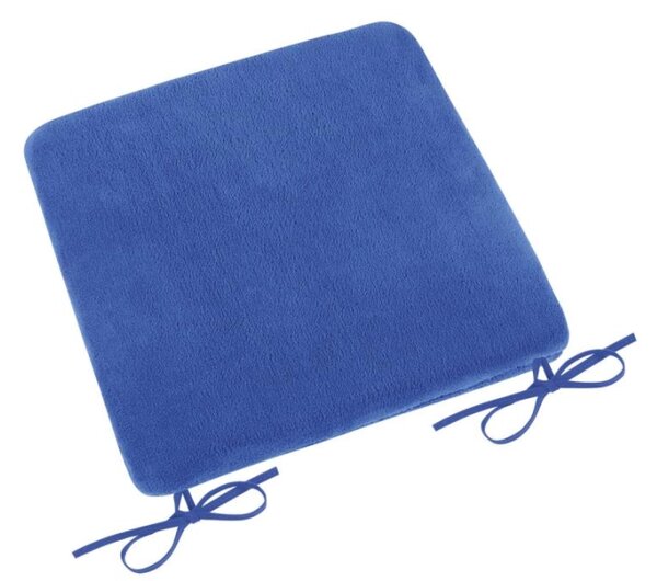 Bellatex Sedák hladký Korall micro 40x40 cm modrá