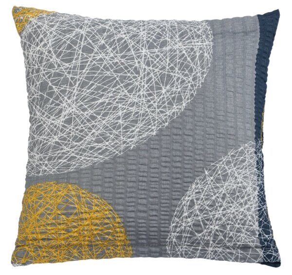 Bellatex Povláček krepový 40x40 cm Koule šedá, oranžová