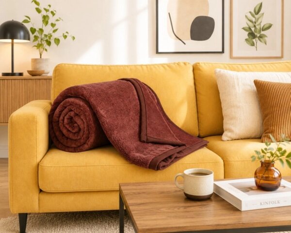 Bellatex Přikrývka Korall micro jednolůžko 150x200 cm Hnědá