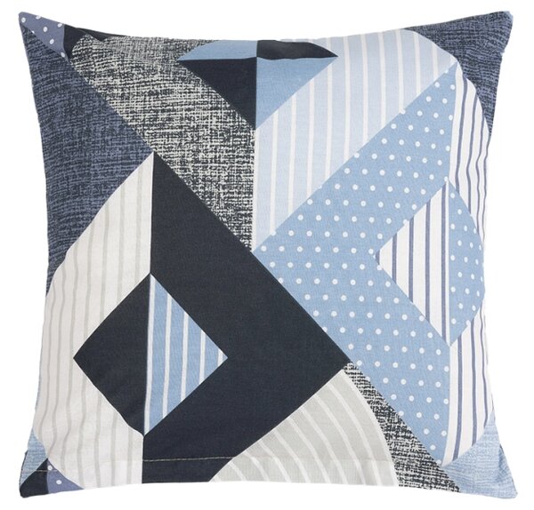 Bellatex Povláček bavlněný 40x40 cm Geometrie modrá