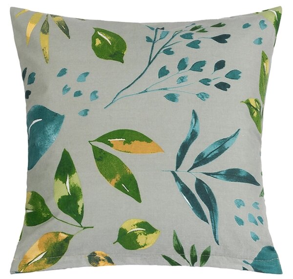 Bellatex Povláček bavlněný 40x40 cm Lupínek zelená, khaki, šedá