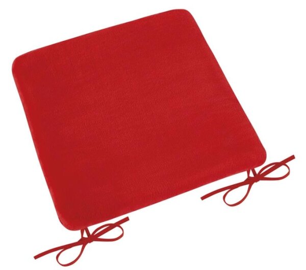 Bellatex Sedák hladký Korall micro 40x40 cm červená