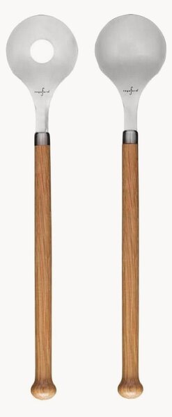 Sada salátového příboru Oval Oak, 2 díly