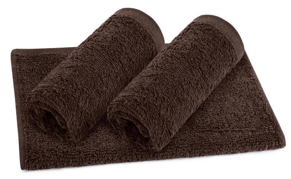Bellatex Froté ručník sada 3ks 30x50 cm tmavě hnědá