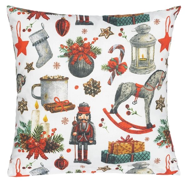 Bellatex Povláček bavlněný vánoce 40x40 cm Louskáček