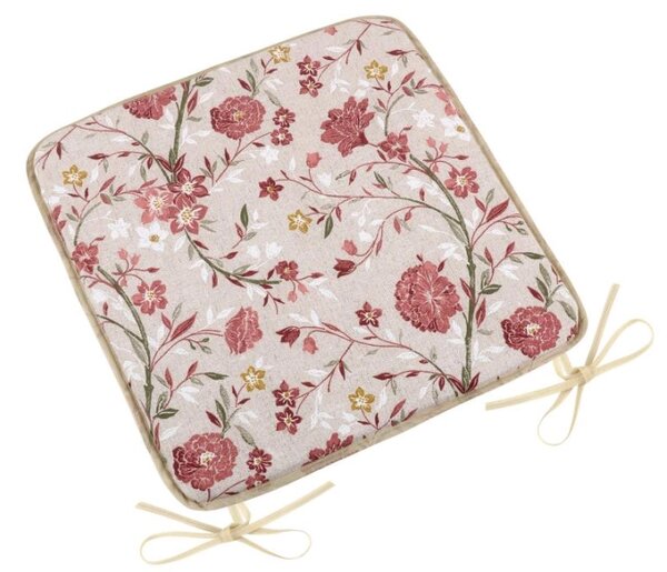 Bellatex Sedák EMA hladký 40x40 cm Karafiát růžová