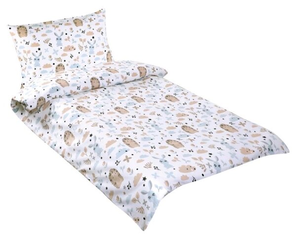 Bellatex Dětské povlečení bavlna Agáta 90x135, 45x60 cm ježeček