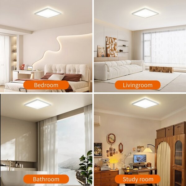 Brilagi - LED Koupelnové svítidlo ULTRA SLIM LED/18W/230V 30x30 cm bílá IP54