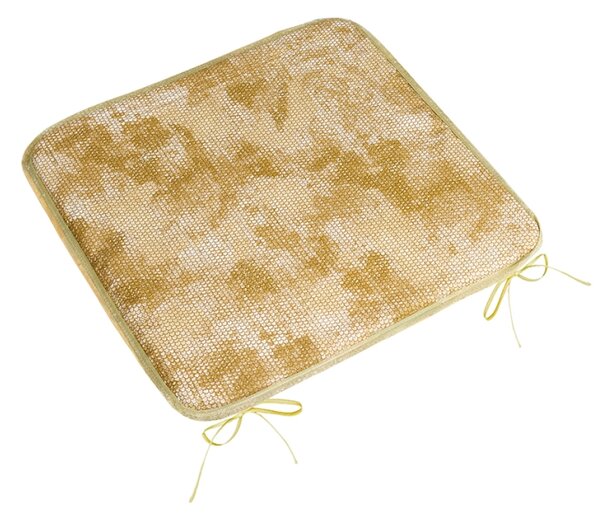Bellatex Sedák Adéla hladký 40x40 cm Hadí kůže hnědá