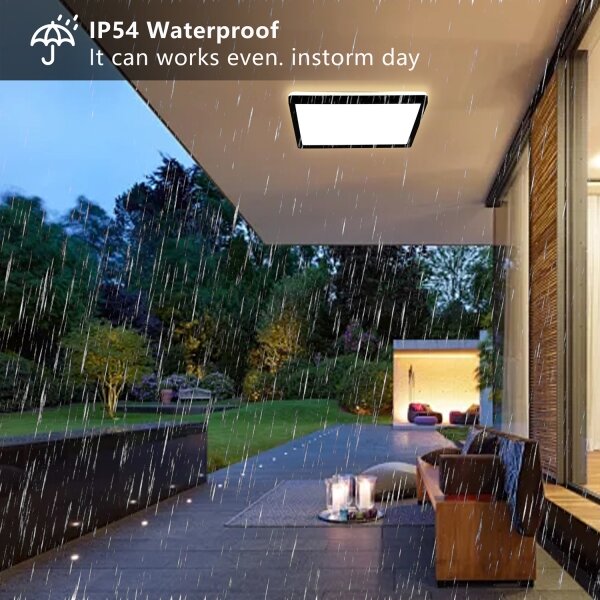 Brilagi - LED Koupelnové svítidlo ULTRA SLIM LED/18W/230V 30x30 cm černá IP54