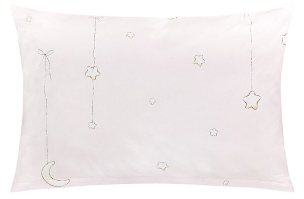 Bellatex Povláček bavlna 40x60cm na zip Hvězda růžová