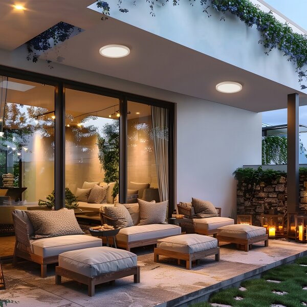 Brilagi - LED Koupelnové svítidlo ULTRA SLIM LED/18W/230V pr. 30 cm bílá IP54