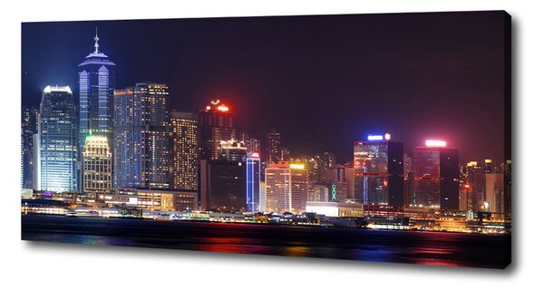 Foto obraz na plátně Noční Hongkong oc-103649415