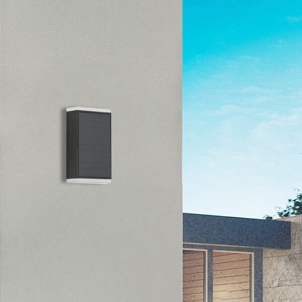 Brilagi - LED Solární nástěnné svítidlo SUN GUARD LED/2W/3,7V 2000 mAh IP45